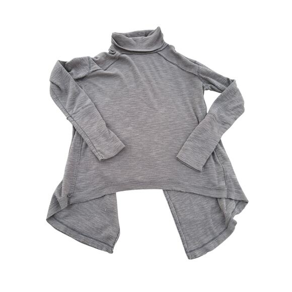 We The Free Sweaters - Free People We The Free Split Back Turtleneck Sweater - Brown - Size XS